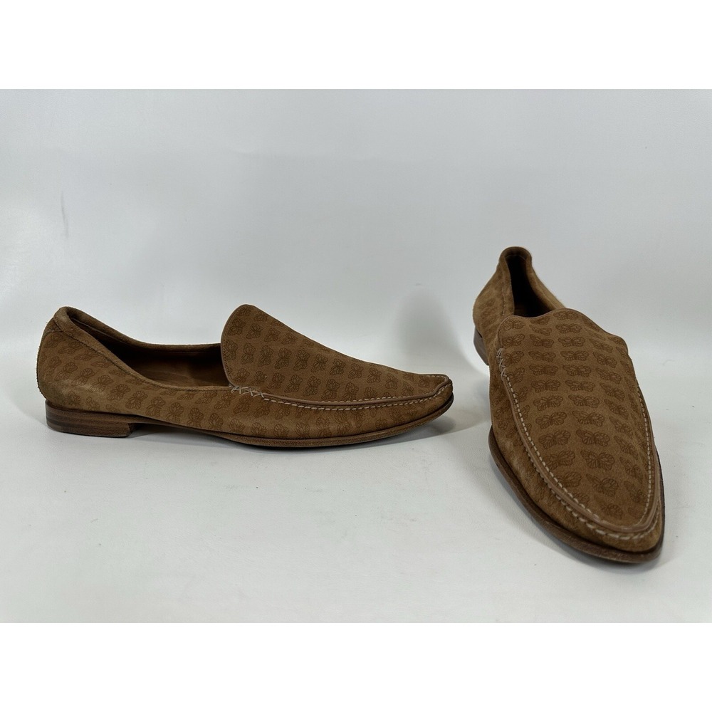 Bottega Veneta Brown Suede Slip-On Loafers